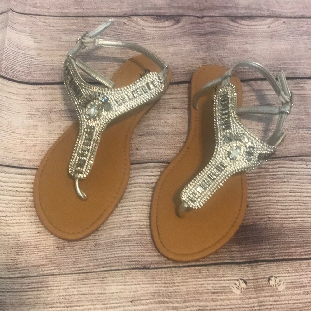 Women’s jeweled sandals